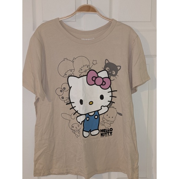 Hello Kitty T-Shirt‎ and Friends Graphic Print Crew Neck Top XXL NWT - Picture 1 of 8